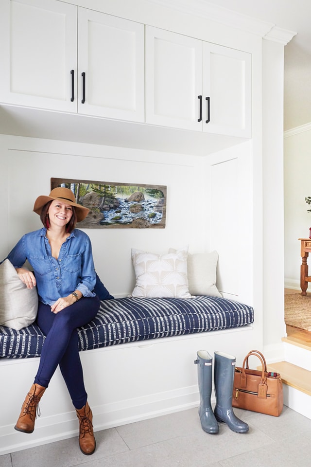 Entryway designed by Rebecca Hay Design